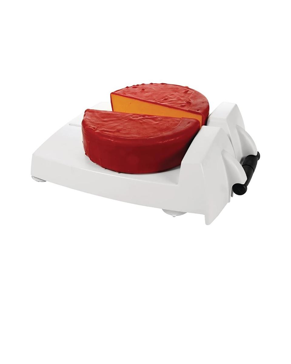 Coupe-fromage - Blanc - H 13 x 13 x 33 CM - Polypropylène - CL068