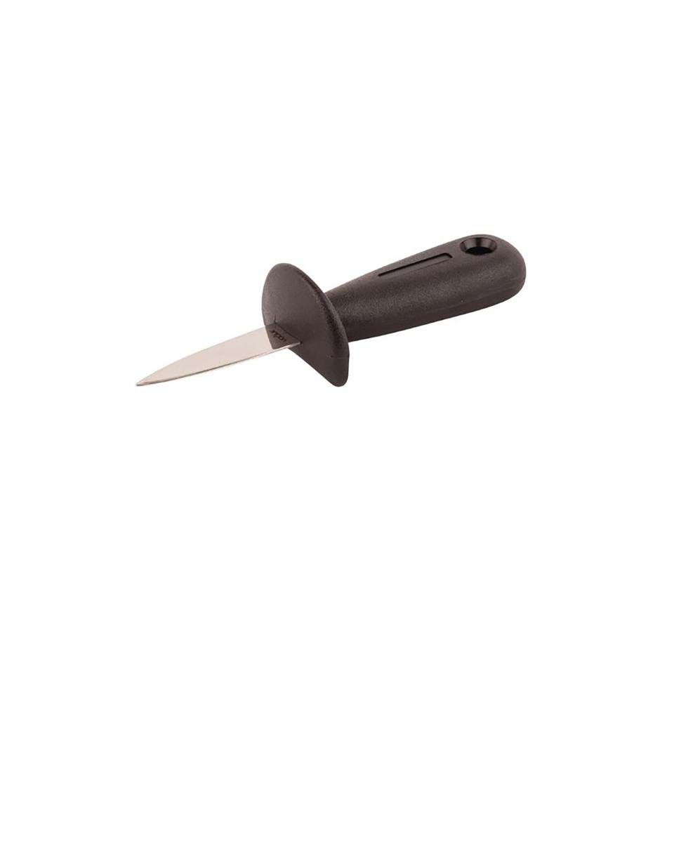 Couteau à Huîtres - Noir - 7,6 CM - Acier Inoxydable - Vogue - D475