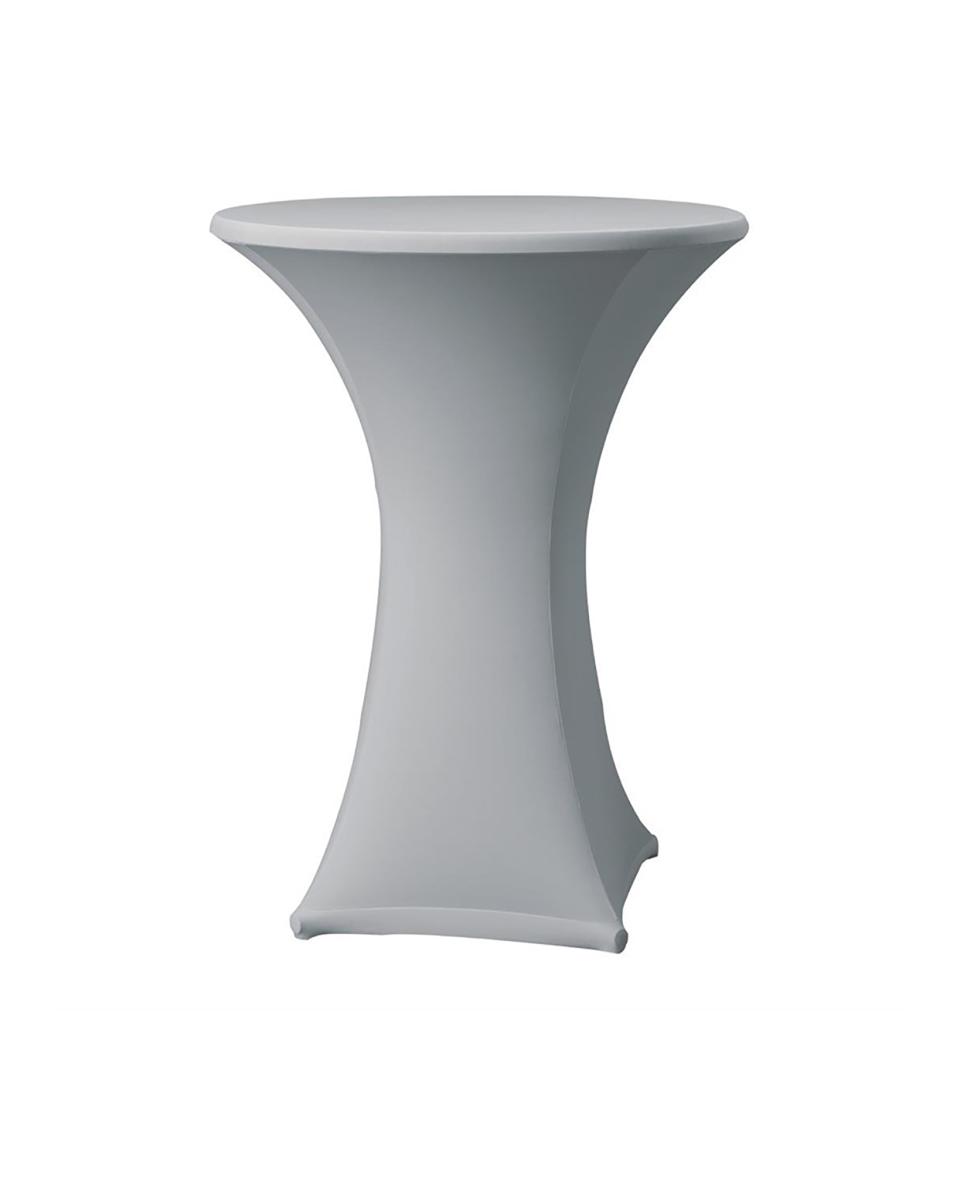 Nappe table haute - Gris - H 115 CM - Polyester/Elasthanne - DK574