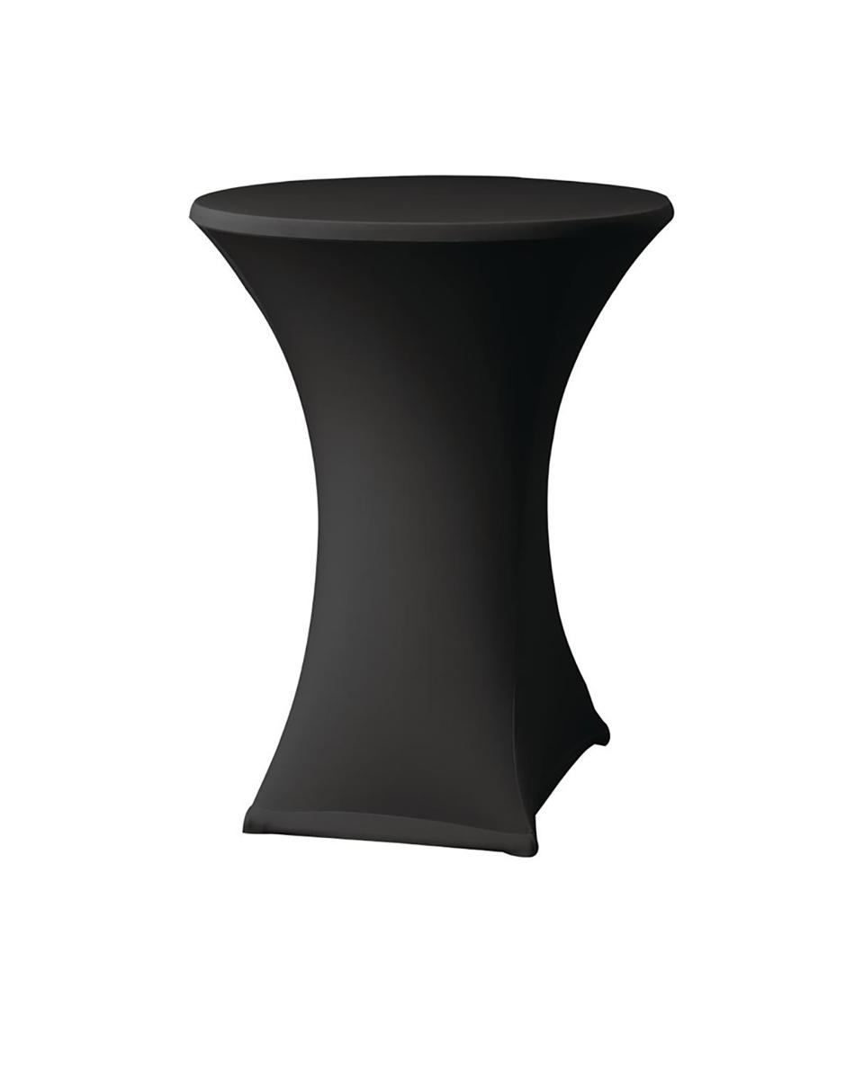 Nappe table haute - Noir - H 115 CM - Polyester/Elasthanne - DK580