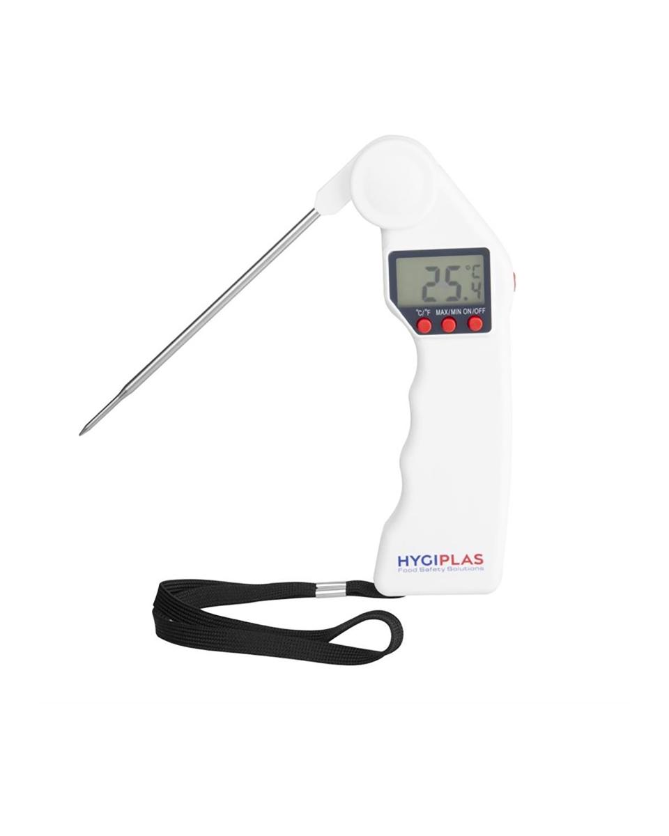 Thermomètre - Analogique - Blanc - Plastique - Hygiplas - J242