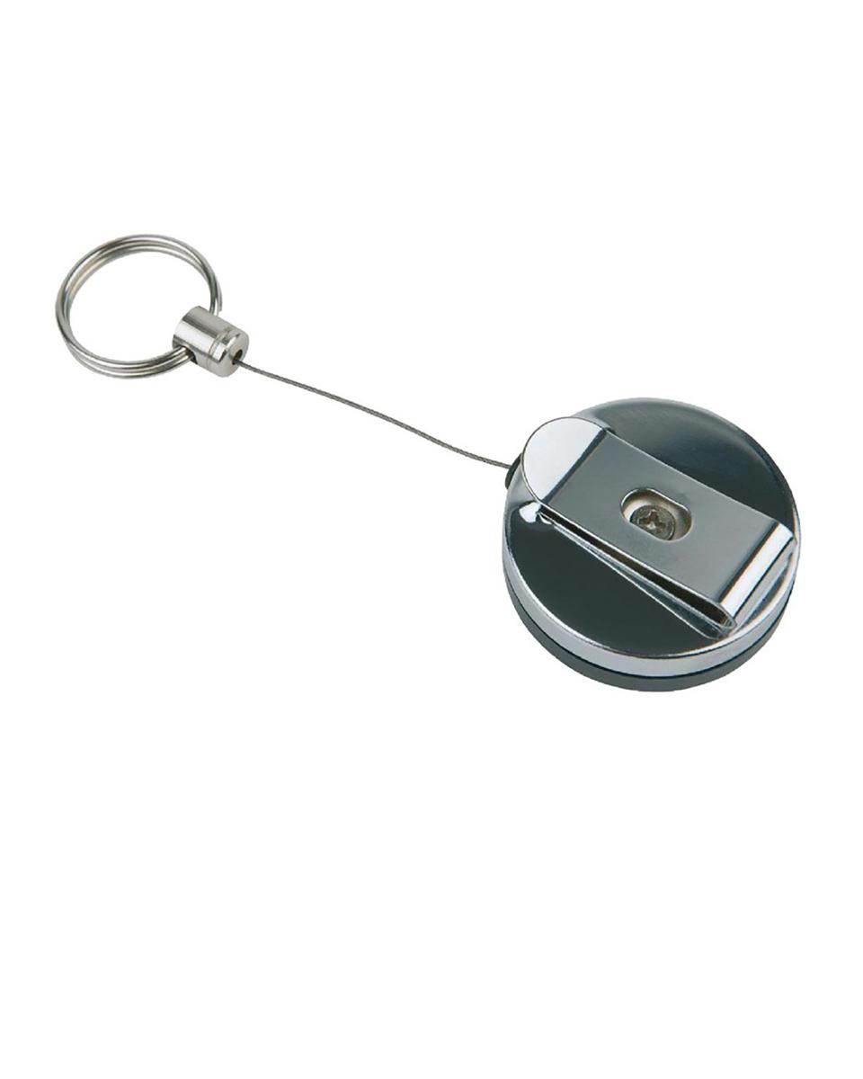 Porte-clés - 2 pièces - H 2 x 4 x 5 CM - Acier Inoxydable - APS - DP109