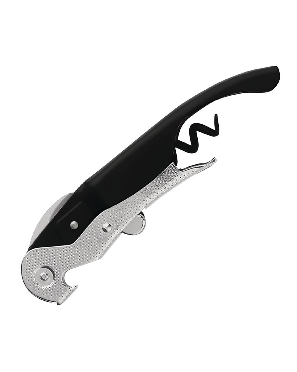 Couteau de Serveur - Noir - H 12 x 2 x 1,5 CM - Inox/Plastique - GF270
