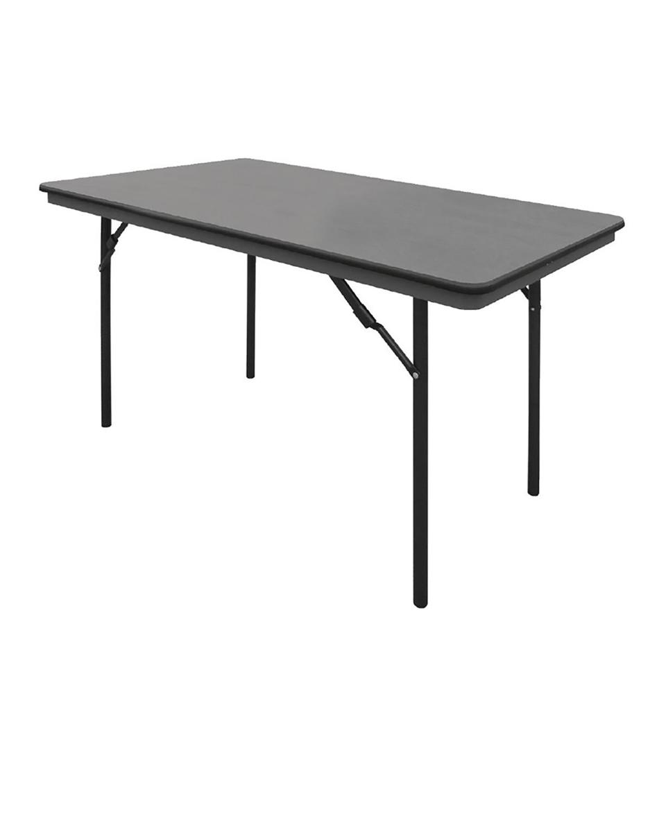 Table pliante - H 75 x 122 x 61 CM - ABS/Acier - Bolero - GC594