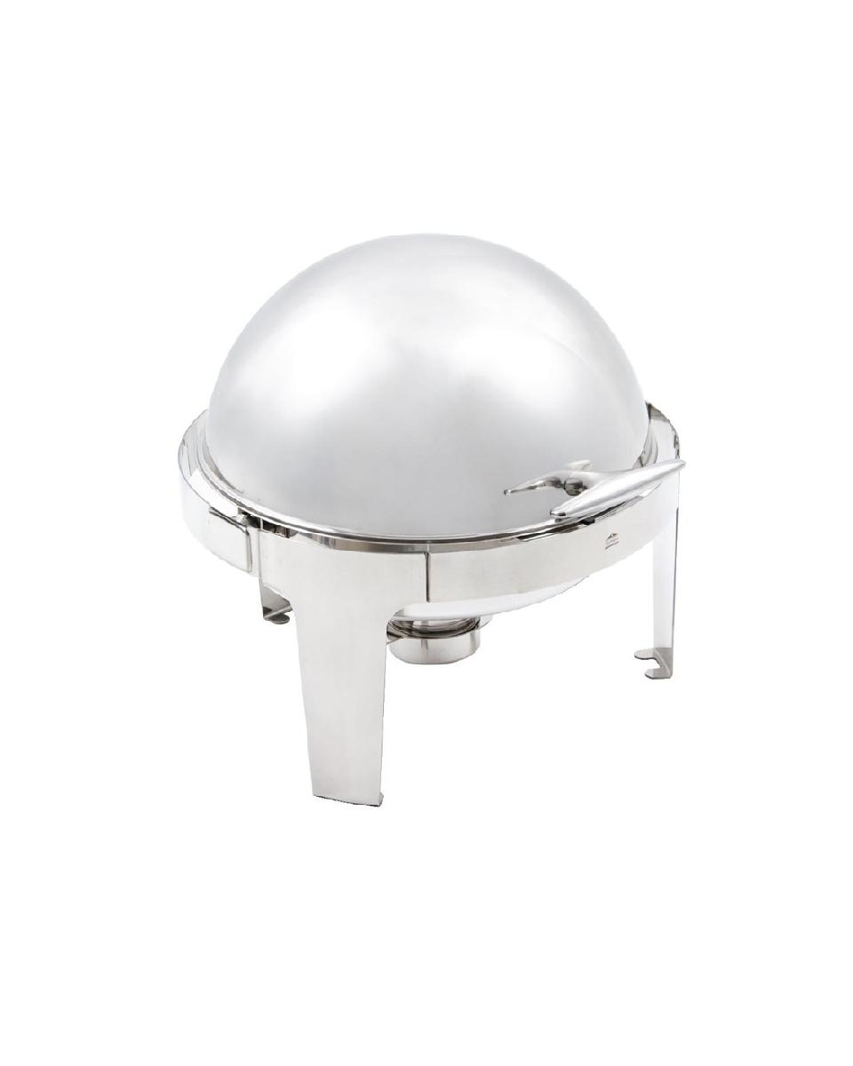 Chafing dish - Rolltop - 6 Litres - Argent - H 45 x 52 x 48 CM - Inox - Olympia - U009