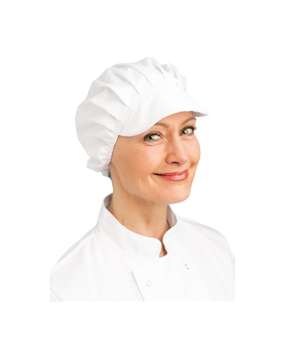 Chapeau - Unisexe - Taille unique - Blanc - Polyester/Coton - Vêtements de Chefs Blancs - B255