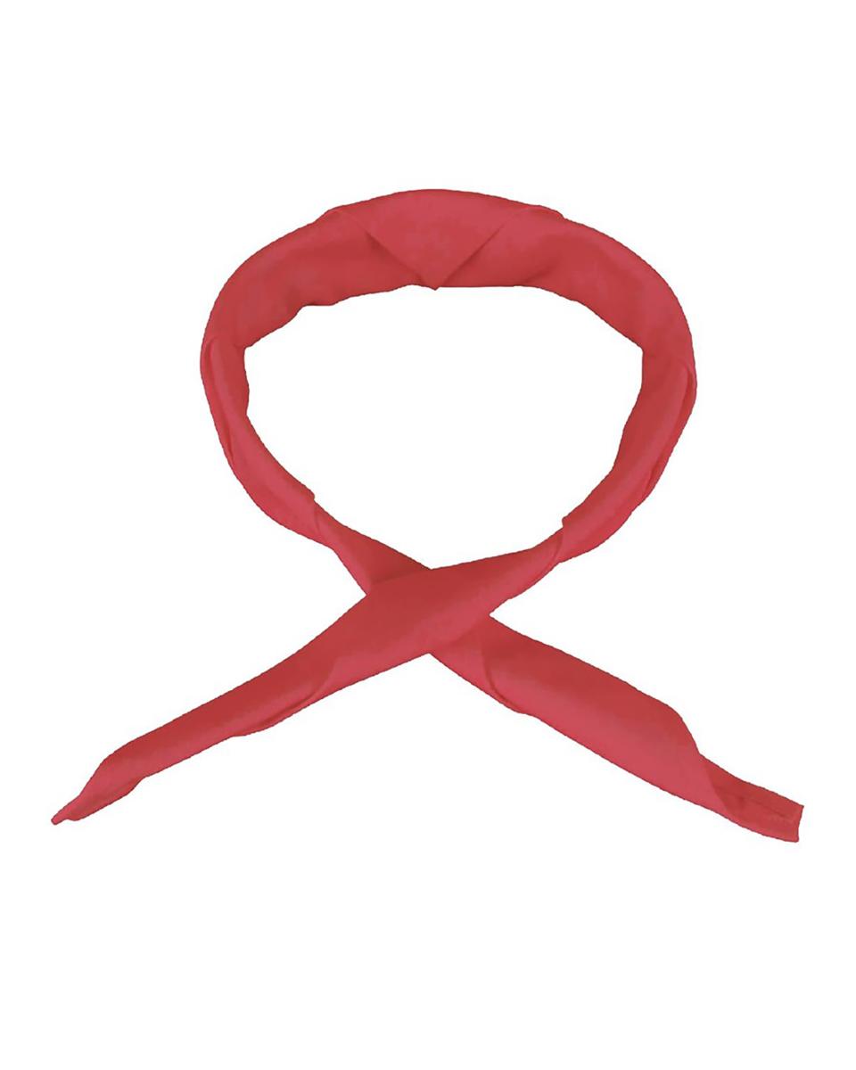 Foulard - Unisexe - Taille Unique - Rouge - H 91,4 x 63,5 CM - Polyester/Coton - Vêtements de Chefs Blancs - A054
