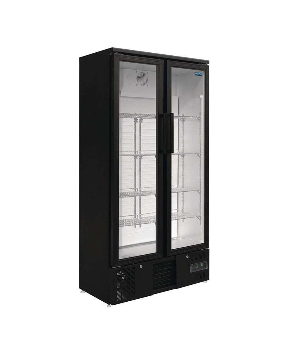 Réfrigérateur porte vitrée - 490 Litres - H 188 x 92 x 51,4 CM - 400 W - 230 V - Polar - GJ449