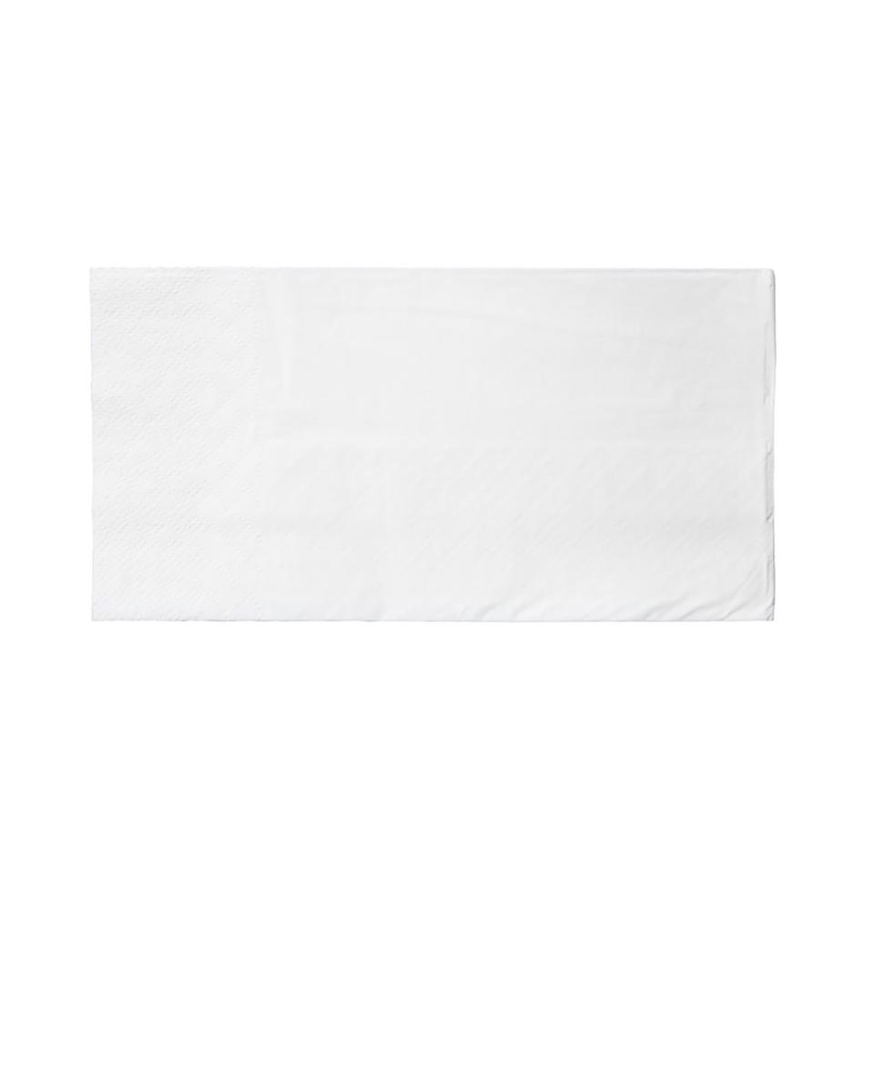 Serviettes de table - 2000 pièces - Blanc - 40 x 40 CM - Papier - Fiesta - CM564