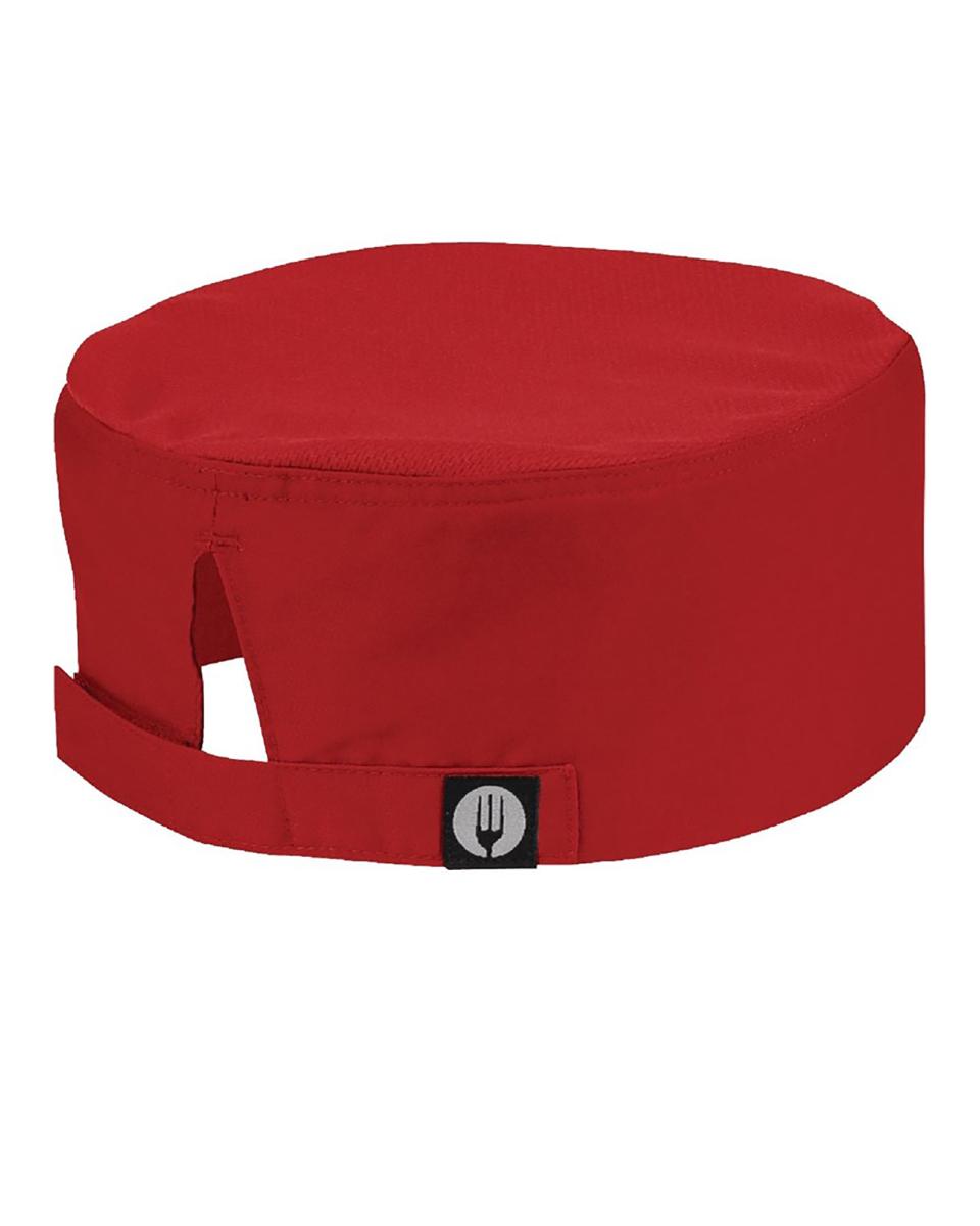 Bonnet - Unisexe - Taille unique - Rouge - Polyester/Coton - Chef Works - A956