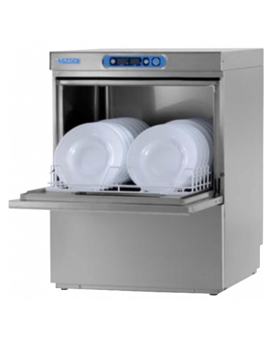 Chargeur frontal pour lave-vaisselle - Digital - Double paroi - 400V - Mach - DT 50.23