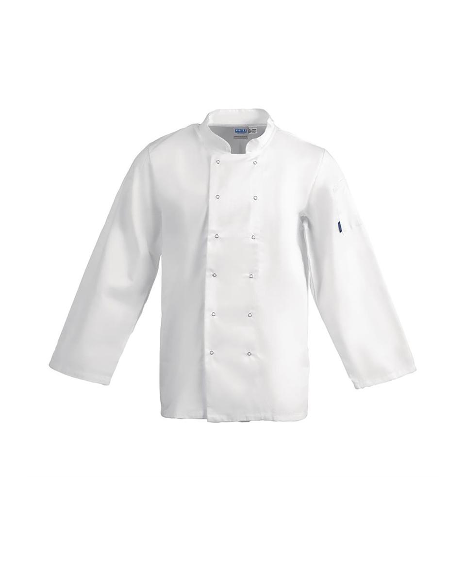 Koksbuis - Unisex - Wit - Polyester/Katoen - Whites Chefs Clothing - A134