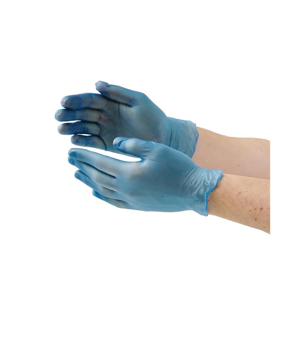 Wegwerp handschoenen - 100 stuks - Blauw - Vinyl - Vogue - CF403