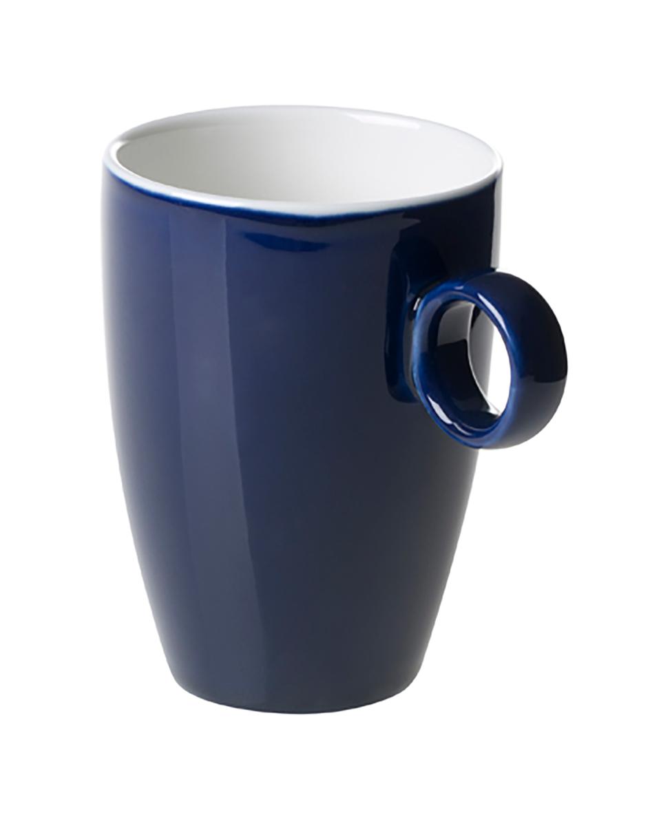 Tasse - 23 CL - 6 pièces - Bleu - Porcelaine de Maastricht - Bart Color Cafe - 531424
