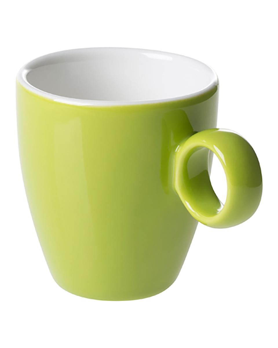 Tasse à espresso - 6,5 CL - 6 pièces - Vert clair - Porcelaine de Maastricht - Bart Color Cafe - 531369