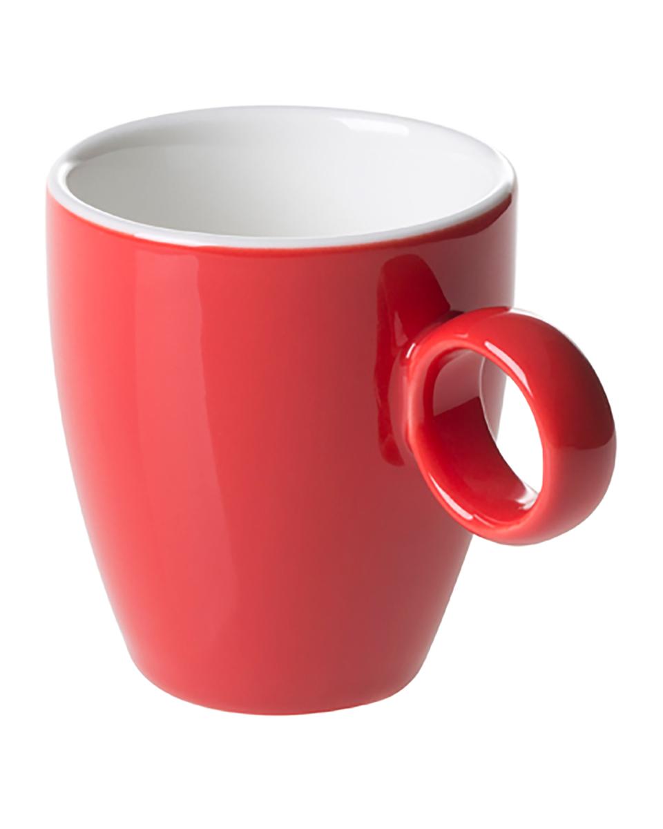 Tasse à espresso - 6,5 CL - 6 pièces - Rouge - Porcelaine de Maastricht - Bart Color Cafe - 531367