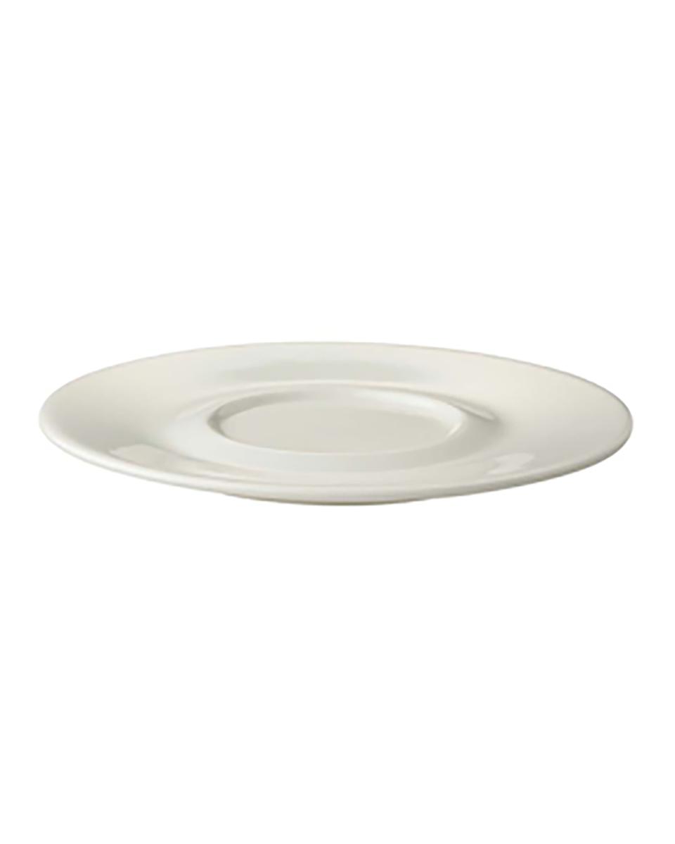 Plat - Ø16 CM - 6 pièces - Blanc - Porcelaine Maastricht - Lux - 515720