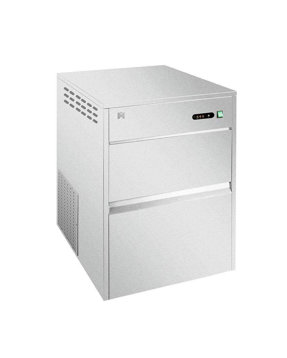 Machine à glace écaille - 50 kg / 24h - Refroidie par air - Inox - Promoline