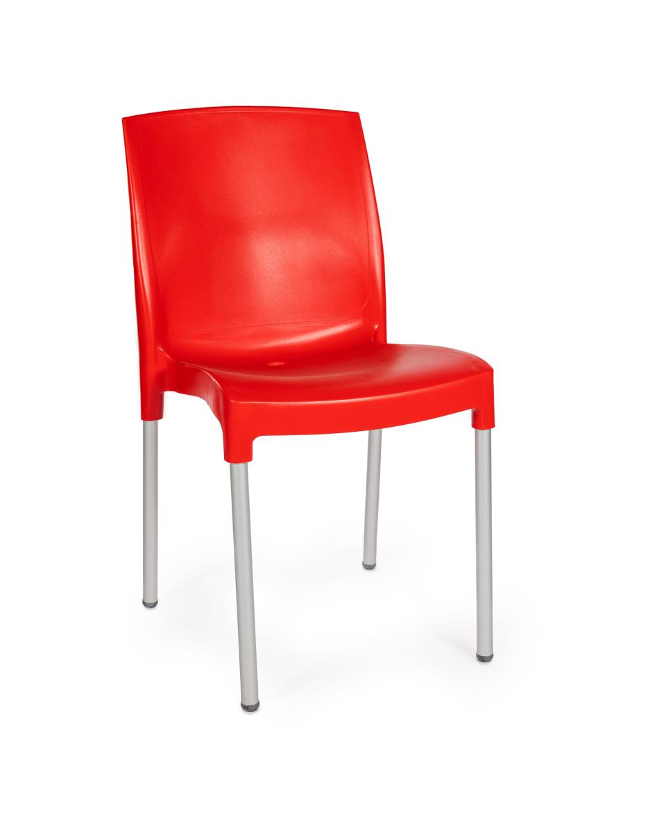 Chaise de terrasse - Sita - Rouge - Promoline