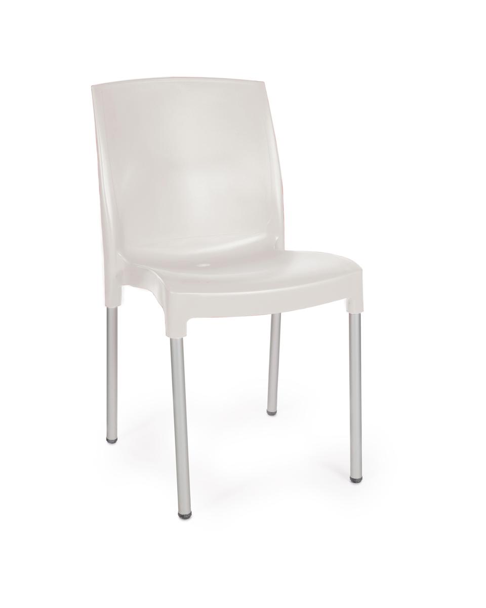 Chaise de terrasse - Sita - Blanc - Promoline