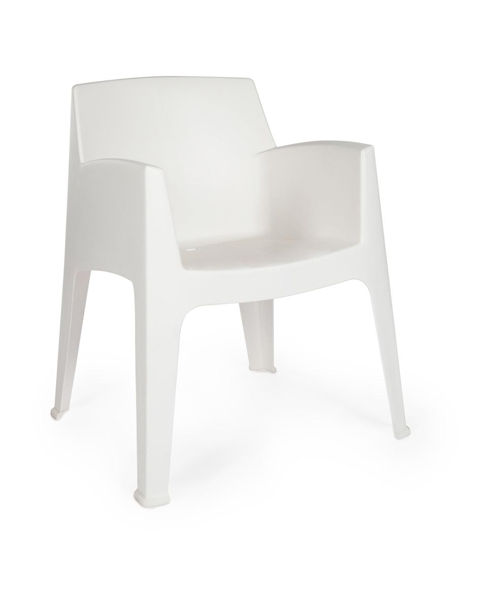 Chaise de terrasse - Rosa - Blanc - Promoline