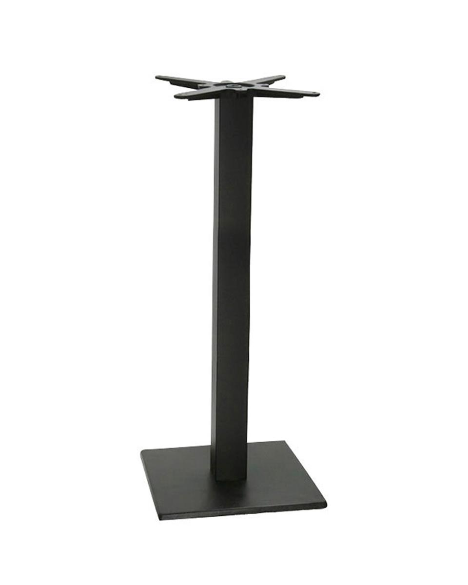 Pied de table haute - 40 x 40 CM - Noir - Promoline