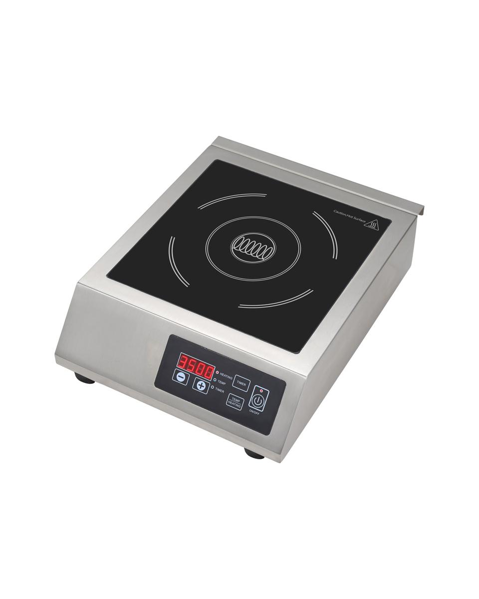 Table de cuisson à induction - Inox - 3500W - Promoline