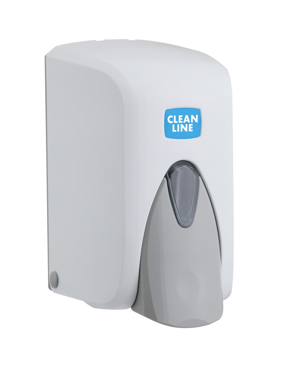 Distributeur de savon - Universel - 500 ML - Blanc - Cleanline - Promoline