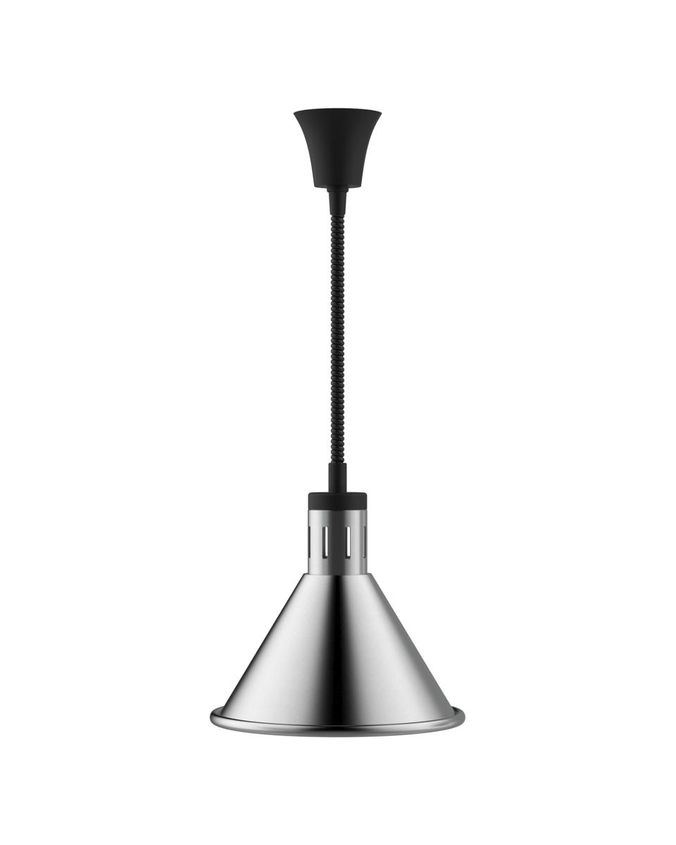 Lampe chauffante - Incl. lampe - 250 Watt - Argent - 230 V - Réglable - 150 CM - Promoline