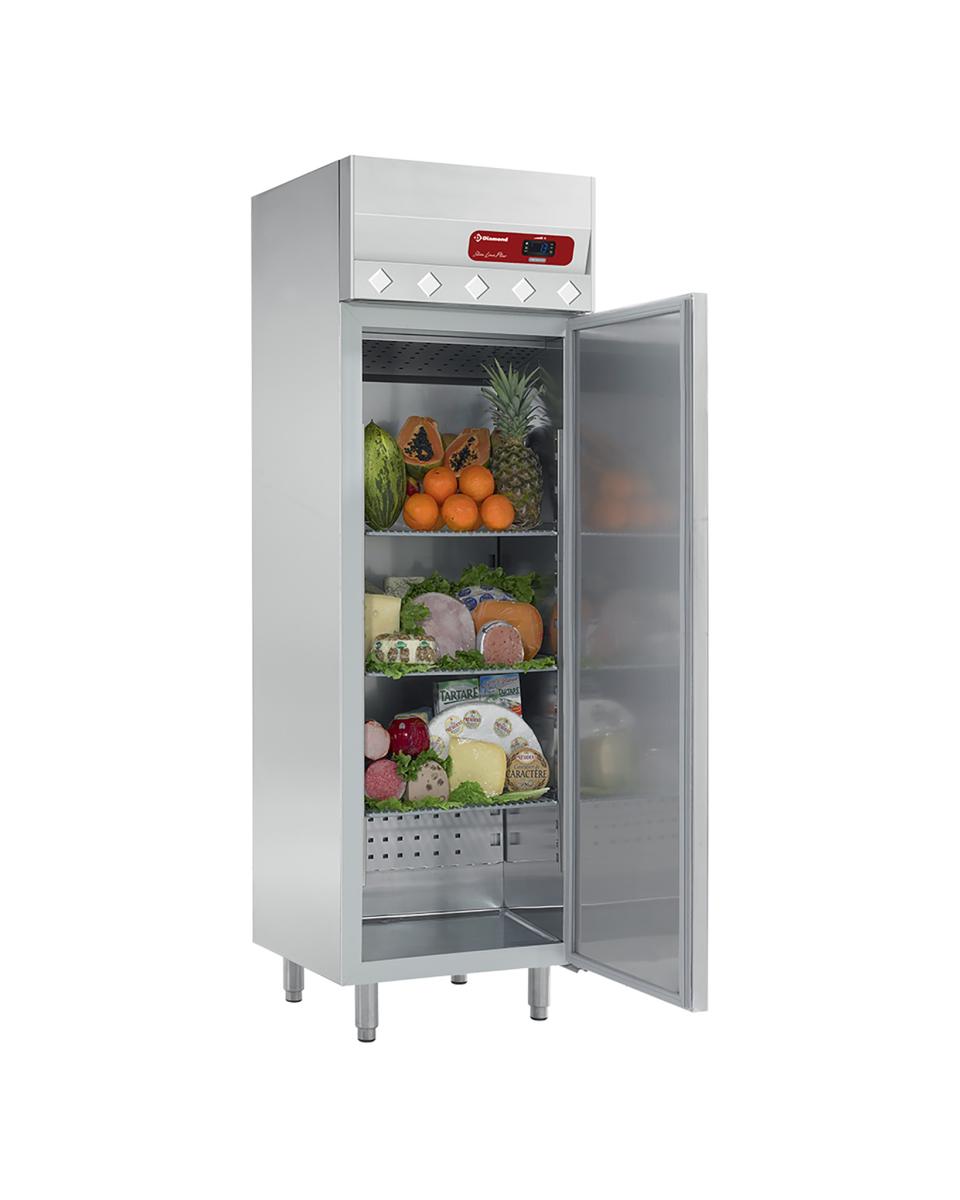 Réfrigérateur traiteur - 400 litres - 1 porte - H 191 x 62 x 62 CM - Inox