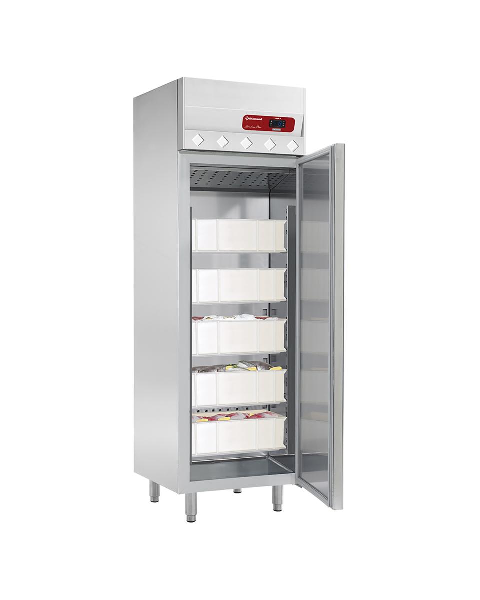 Réfrigérateur poisson - 400 litres - 1 porte - H 189 x 60 x 60 CM - inox
