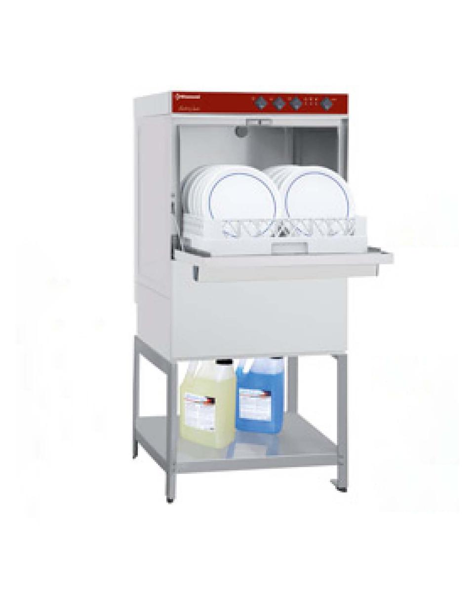 Lave-vaisselle Restauration - Panier 50 x 50 CM - 400-230V - Hygiène Intégrale - Fond Ouvert - Diamant - DFE8/6_BD/F-S