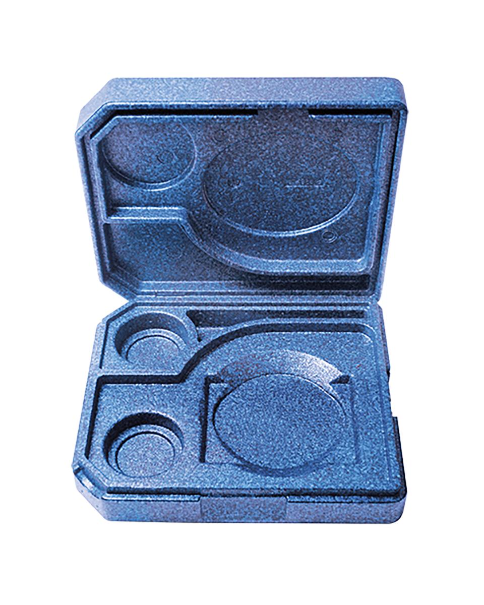 Boîte à dîner Deluxe - H 12 x 44 x 37 CM - 0,7 KG - Polypropylène - Bleu - Thermo Future Box - 235202