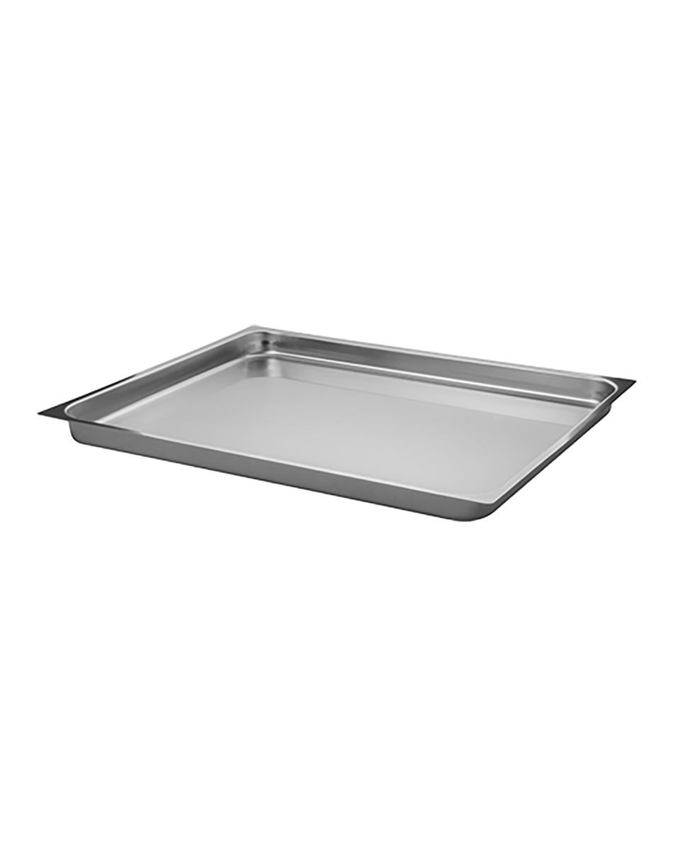 Bac gastronorme - 2/1 GN - H 4 x 65 x 53 CM - inox - Caterchef - 953322