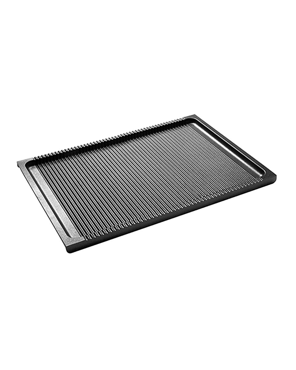 Plaque grill - H 0,6 x 38 x 26,5 CM - 1 033 KG - Fonte d'Aluminium - Risoli - 729001