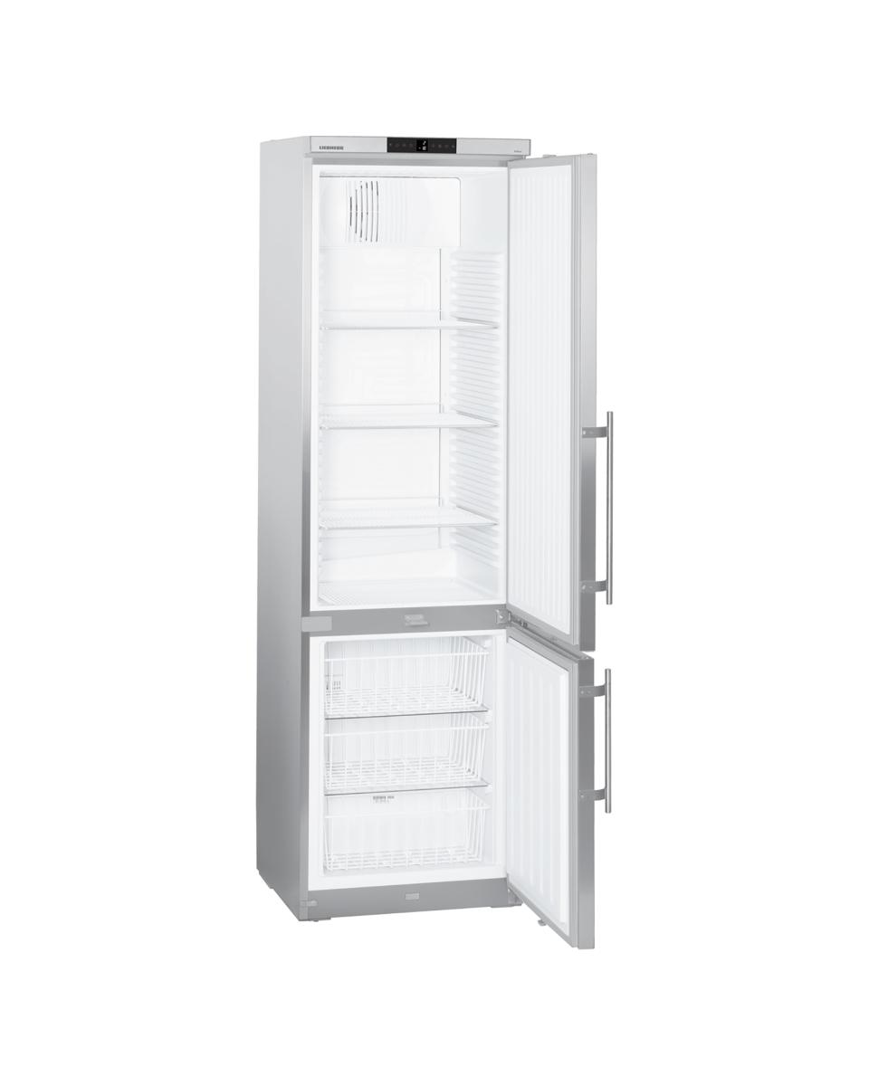 Combiné réfrigérateur/congélateur - Inox - 345 litres - 2 portes - Liebherr - GCv 4060-21
