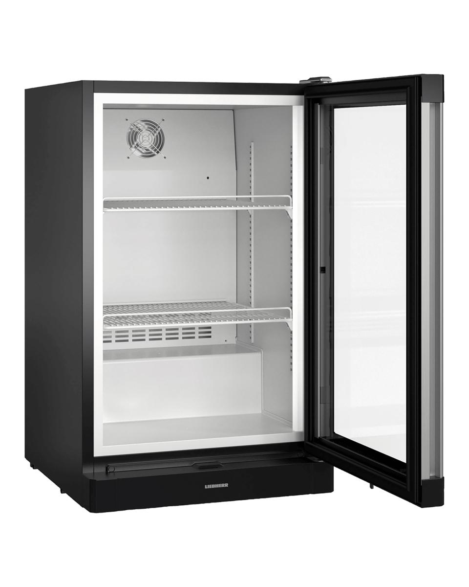 Réfrigérateur porte vitrée - Gris acier - 75 Litres - 1 porte - Liebherr - BCv 1103-22/744