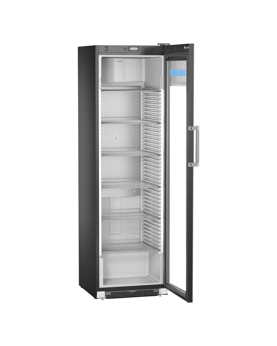 Réfrigérateur porte vitrée - Noir - 422 Litre - 1 porte - Liebherr - FKDv 4523-22