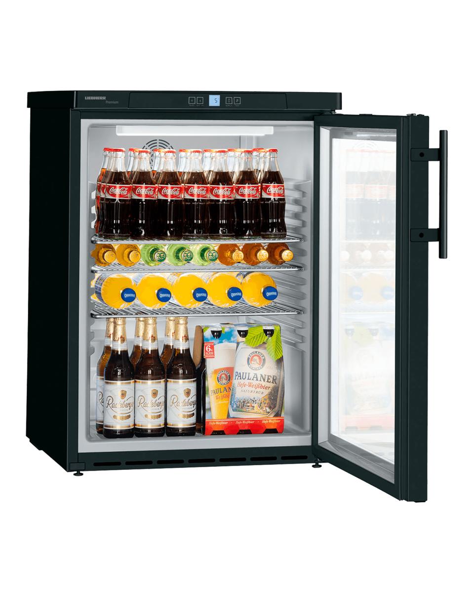 Réfrigérateur traiteur - Noir - 130 Litres - 1 porte - Liebherr - FKUv 1613-24/744
