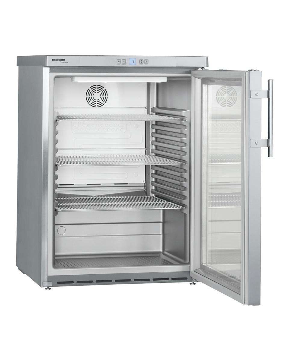 Réfrigérateur traiteur - Inox - 148 Litres - 1 porte - Liebherr - FKUv 1663-24