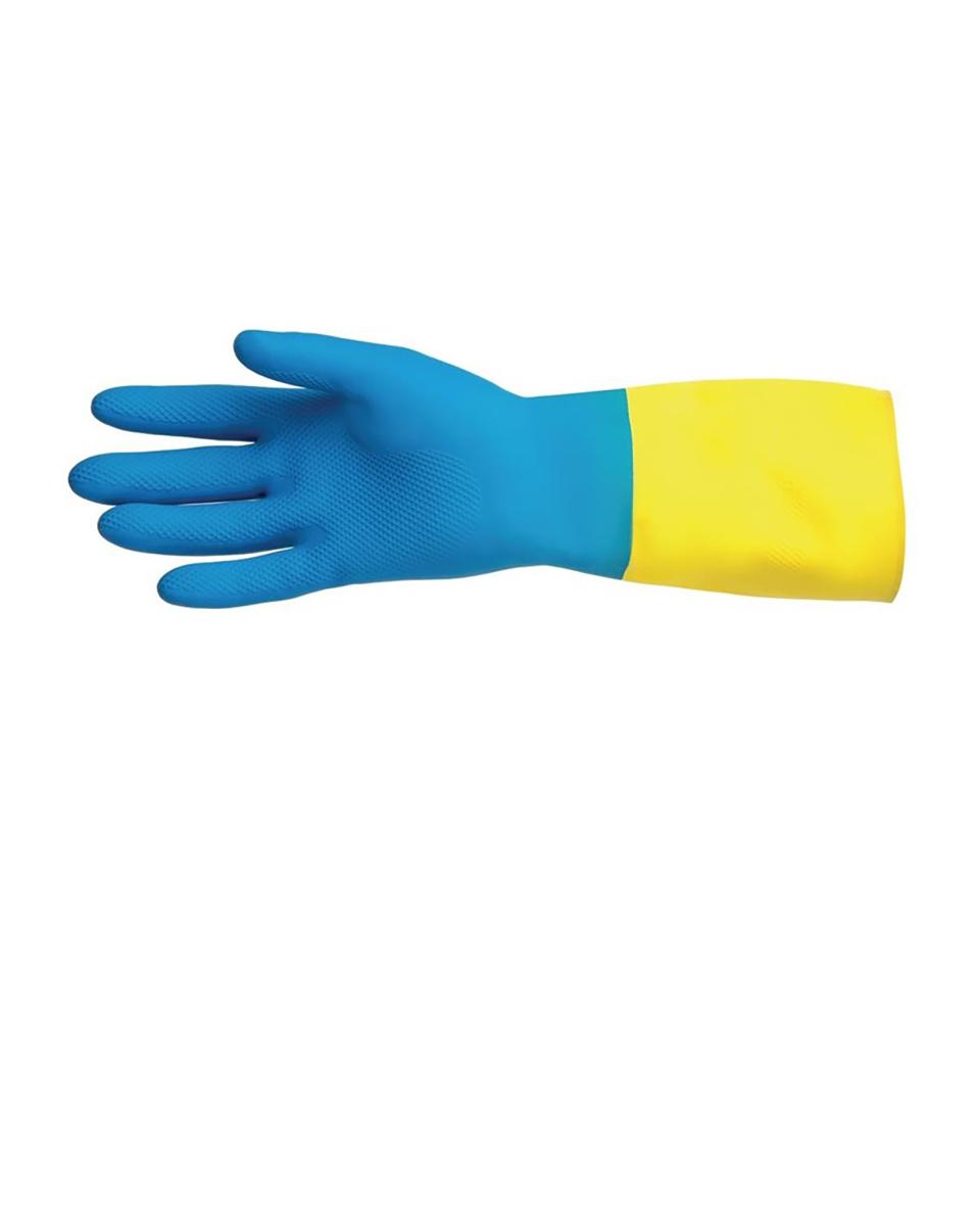 Gants de travail - Imperméables - Jaune/Bleu - Mapa - FA296-M