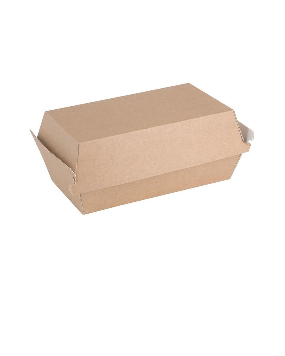 Boîtes à hamburger jetables - 200 pièces - H 8,5 x 17,2 x 9,2 CM - Vert Fiesta - FB666