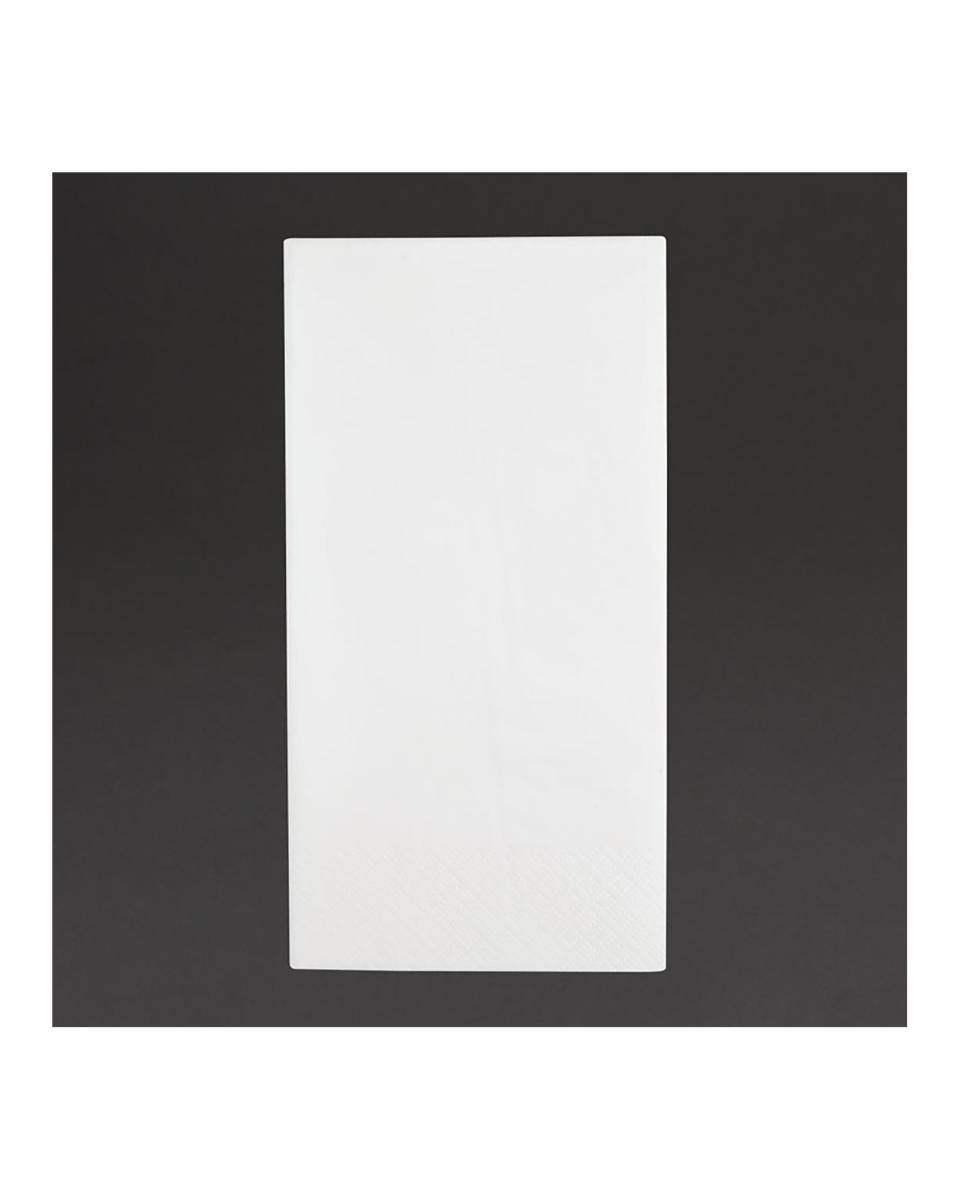 Serviettes de table - 1000 pièces - Blanc - 40 x 40 CM - Fiesta - FE258