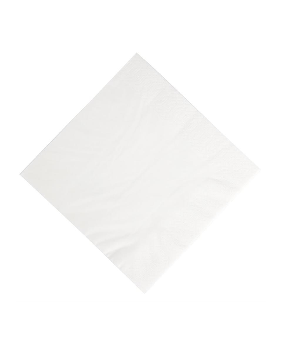 Serviettes de table - 1000 pièces - Blanc - 40 x 40 CM - Duni - GJ112