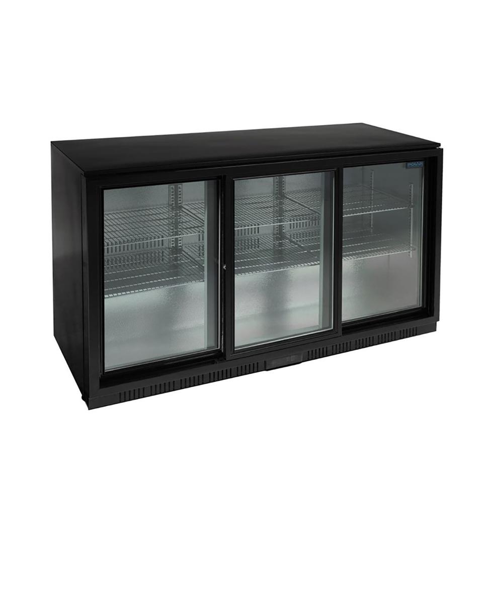 Réfrigérateur porte vitrée - 320 Litres - H 85 x 135 x 52 CM - 350 W - 230 V - Polar - GL013