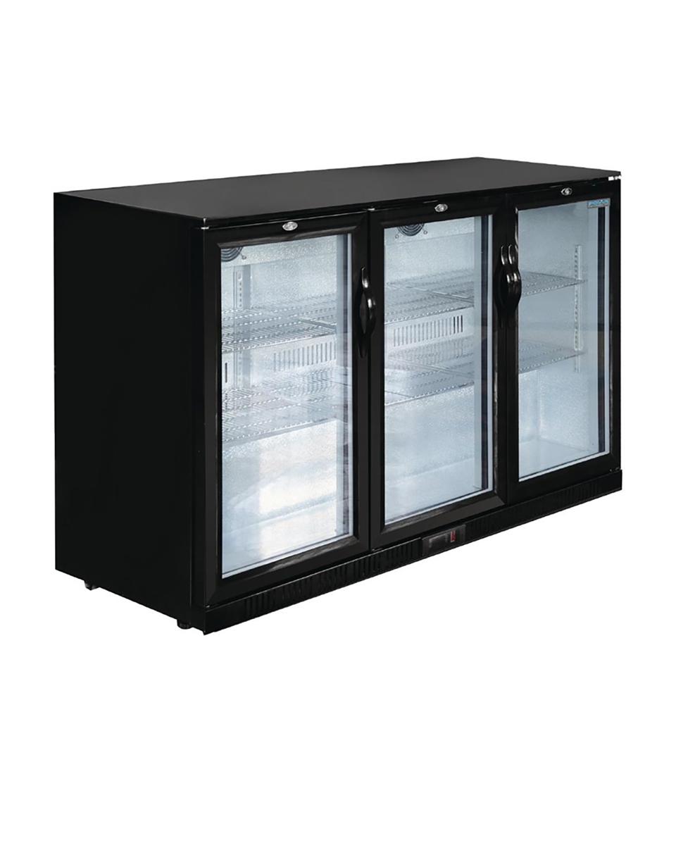 Réfrigérateur porte vitrée - 320 Litres - H 85 x 135 x 52 CM - 350 W - 230 V - Polar - GL014