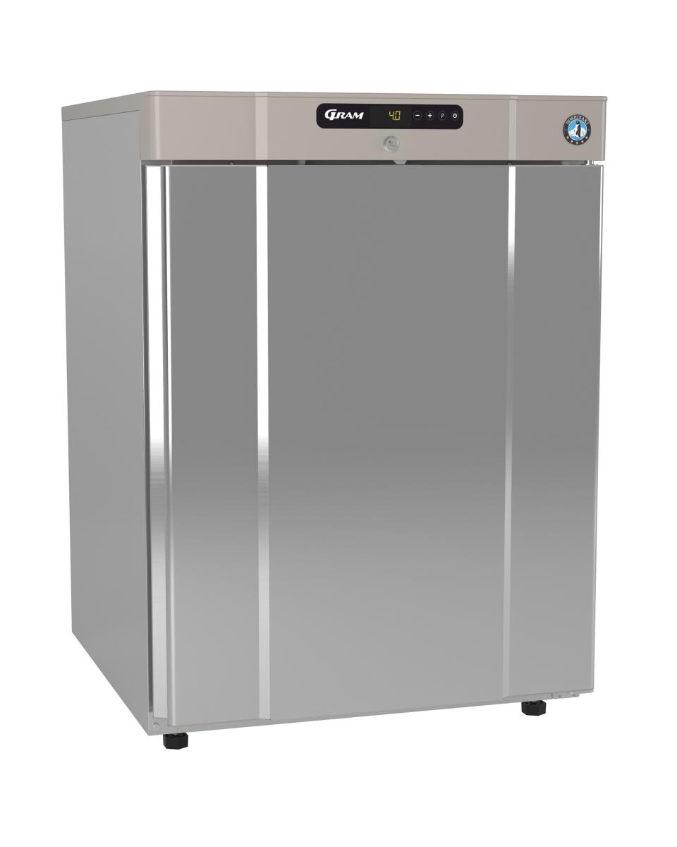 Réfrigérateur - 123 Litre - 1 porte - Inox - Gram - Compact 220 - K 220 R-DR G E