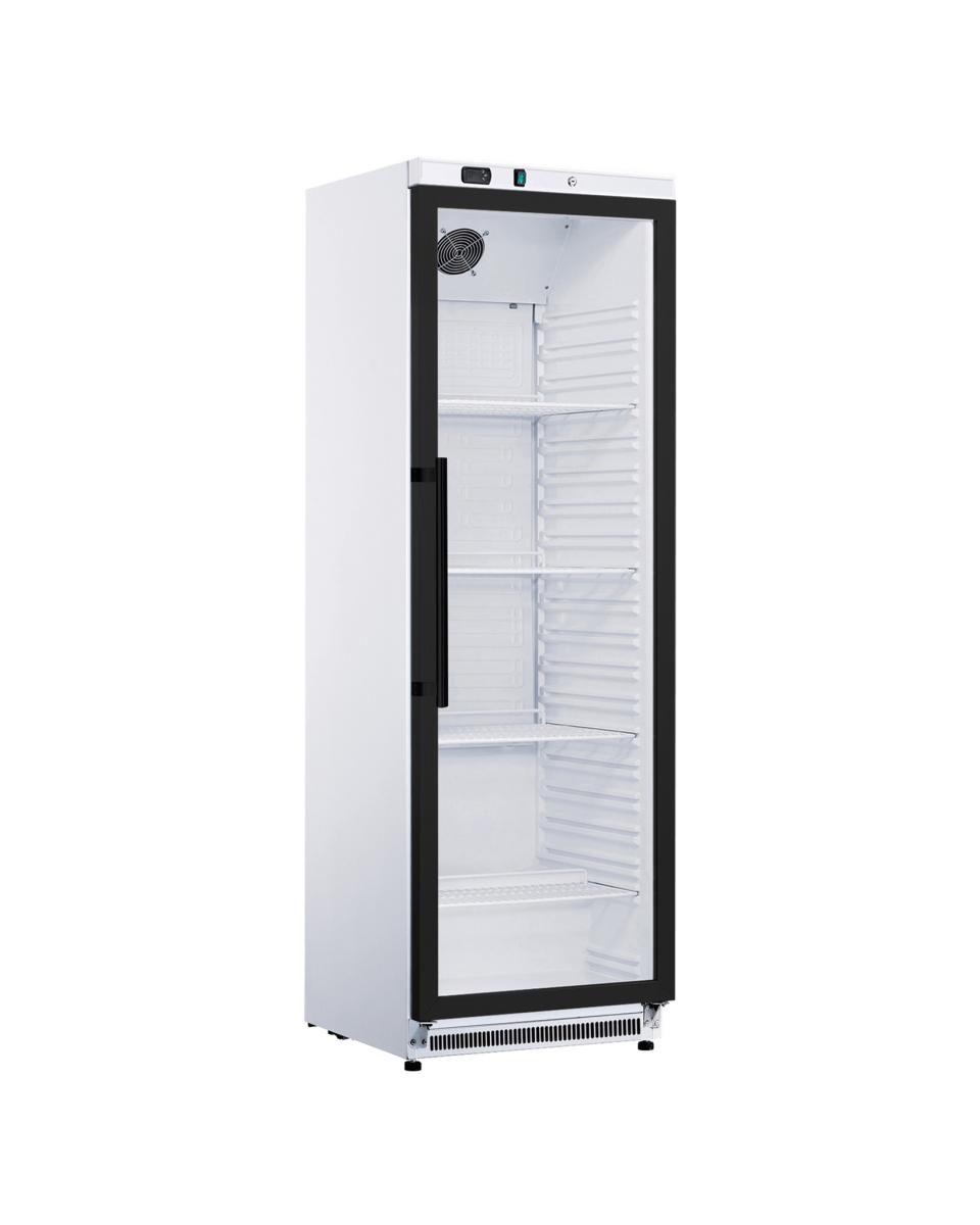 Réfrigérateur porte vitrée - 400 Litres - Blanc - 1 porte - Promoline - G-Line