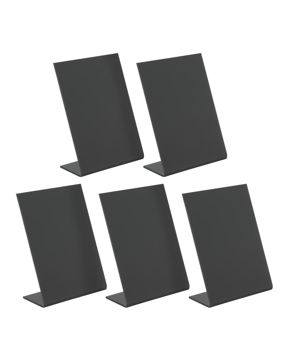 Tableau noir - Forme L - H 19 x 10 x 5,5 CM - Noir - Securit - TBA-BL-A7