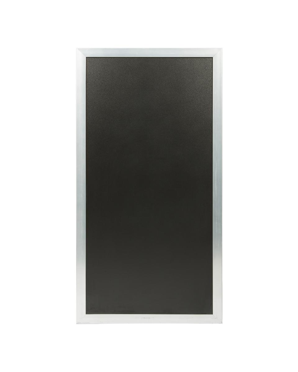 Tableau noir - Multiboard - H 119 x 66,5 x 2,7 CM - Argent - Securit - SBM-SS-115